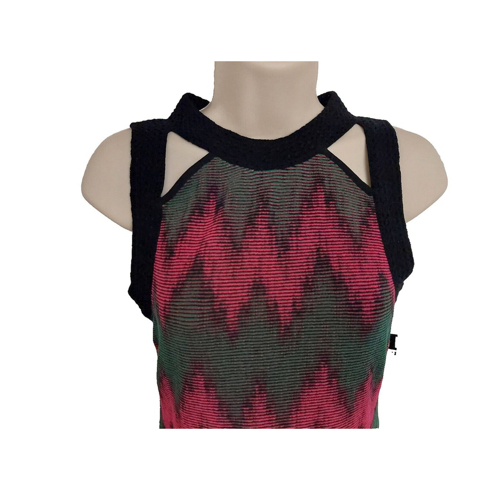 MISSONI Multicolor Sleeveless Knit Bodycon Sweater Dress Size 44 US 8 NWT $895 - Picture 3 of 7